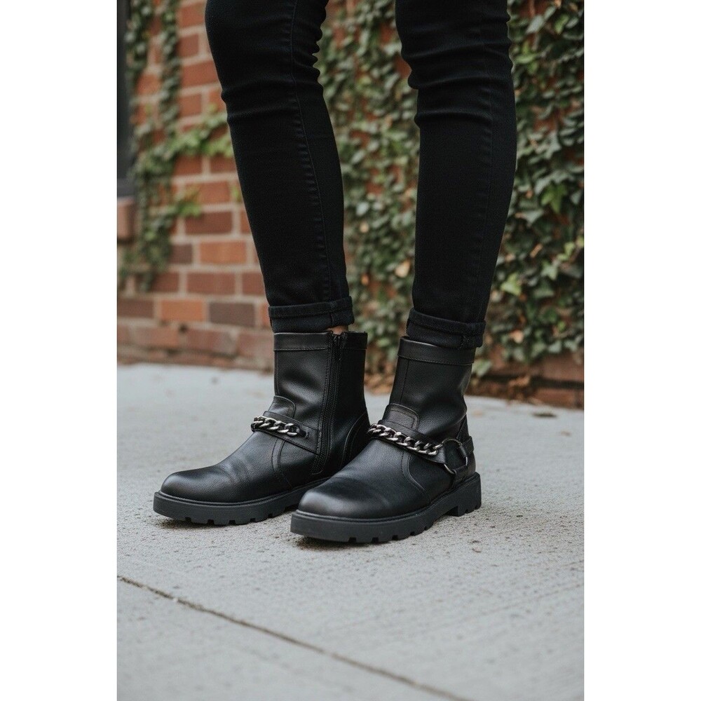 Xoxo Women’s Black Fatimah Combat Boots Size 6.5
